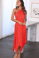 Ayla Lightweight One Shoulder Midi Dress 1