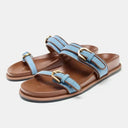 Calista Denim Slide Sandals Summer 6