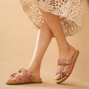 Carmen Woven Raffia Sandals for Women 4