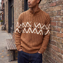 Heritage | Fair Isle Mock-Neck Knit Pullover