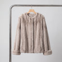 Elvia Faux Fur Jacket | Winter Soft Plush Faux Fur Short Coat