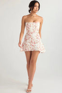 Evelyn Floral Cotton Sateen Dress Summer 0