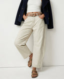 Mason Wide Leg Cotton Blend Jeans 10