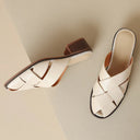 Mason Woven Leather Mules Shoes for Women 1