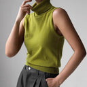 Mason | Elegant High-Neck Wool Sweater Vest for Women 0