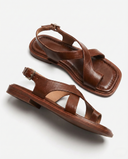 Mira Italian Leather Sandals for Women with Cushioned Footbed 2