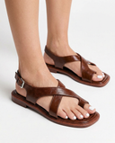 Mira Italian Leather Sandals for Women with Cushioned Footbed 5