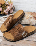 Mira PU Snake Print Slippers Women’s Casual 7
