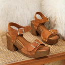 Rovella Suede Platform Sandals for Women 1
