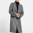 Valencia Long Wool Double-Breasted Coat