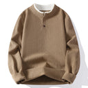 Core Waffle Knit Henley Pullover