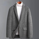 Calder Plaid Sports Coat in Glen Check with Notch Lapel and Flap Pockets