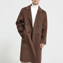 Valencia Long Wool Double-Breasted Coat