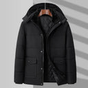Greyson Quilted Parka with Sherpa Lined Hood and Double Snap Flap Pockets