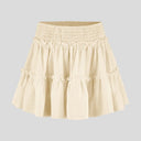 Vera Leopard Ruffle Skirt Lightweight 12