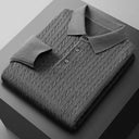 Cable Knit Long Sleeve Polo - Marcus Rhode