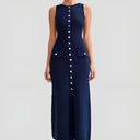 Chloe A - line Knitted Dress - Marcus Rhode