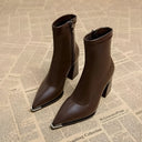 Camille Chrome Tip Boot