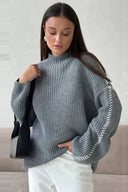Mock - Neck Knit Jumper - Marcus Rhode