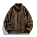 Suede Shearling Bomber - Marcus Rhode