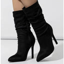 Velvette Stiletto Boot - Marcus Rhode