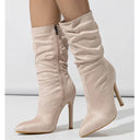 Velvette Stiletto Boot - Marcus Rhode