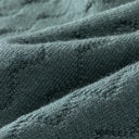 Serrano Oversized Quarter Zip Polo, Wave Knit Texture With Ribbed Cuffs