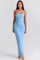 Arden Lace Maxi Dress White Wedding Guest 1