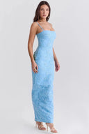 Arden Lace Maxi Dress White Wedding Guest 2