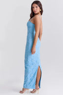 Arden Lace Maxi Dress White Wedding Guest 3