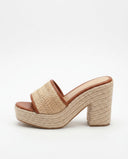Arlo Woven Raffia Heels Lightweight 1