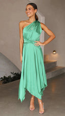 Ayla Lightweight One Shoulder Midi Dress 3