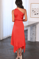Ayla Lightweight One Shoulder Midi Dress 8
