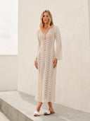 Ayla Viscose Blend Maxi Dress Lightweight 1