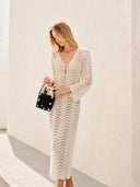 Ayla Viscose Blend Maxi Dress Lightweight 3