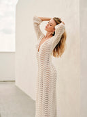 Ayla Viscose Blend Maxi Dress Lightweight 4
