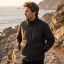 Calder Puffer Jacket | Chevron Quilted Down Coat