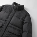 Calder Puffer Jacket | Chevron Quilted Down Coat