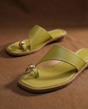 Carter Sculpted Leather Slides Summer 0