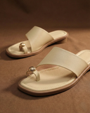 Carter Sculpted Leather Slides Summer 3