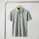 Davin Polo Shirt | Tonal Jacquard Pattern Short Sleeve Polo