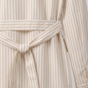 Edrin Striped Over Shirt | Belted Four-Pocket Safari Shirt Jacket