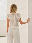 Elara Jacquard Cotton Tank Top Summer 5