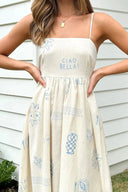 Elara Linen Maxi Dress Sky Blue Summer 5