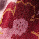 Flora Jacquard Knit Cardigan with Oversized Flower Pattern