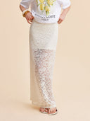 Fira Lace Maxi Skirt Stretchy Women’s Long Skirt 0