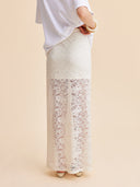 Fira Lace Maxi Skirt Stretchy Women’s Long Skirt 4