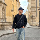 Gale Bomber Jacket | Snap-Front Ribbed Trim Casual Jacket