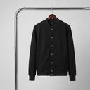 Gale Bomber Jacket | Snap-Front Ribbed Trim Casual Jacket