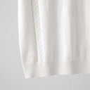 Alden Knit Polo | Textured Short Sleeve Open-Collar Polo Shirt